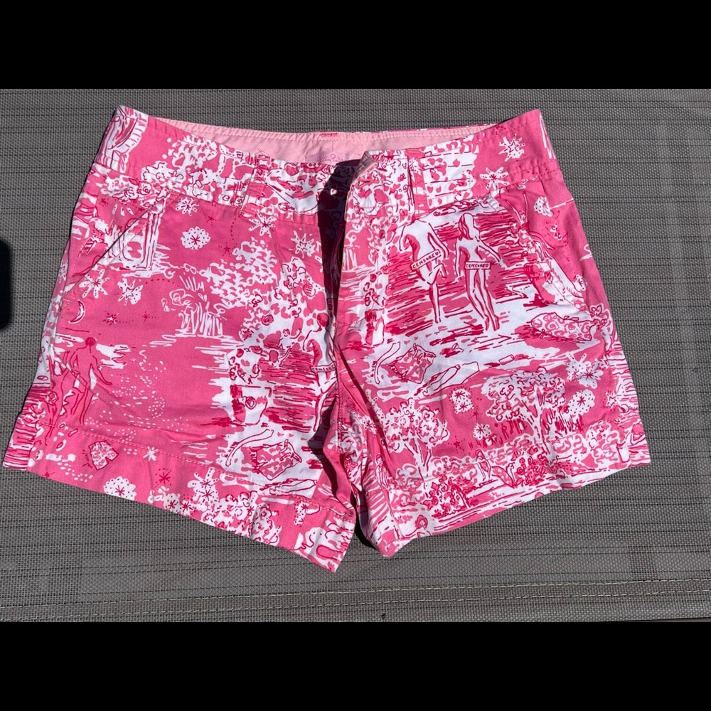 Lilly Pulitzer size 0 Callahan Shorts Skinny Dippin’